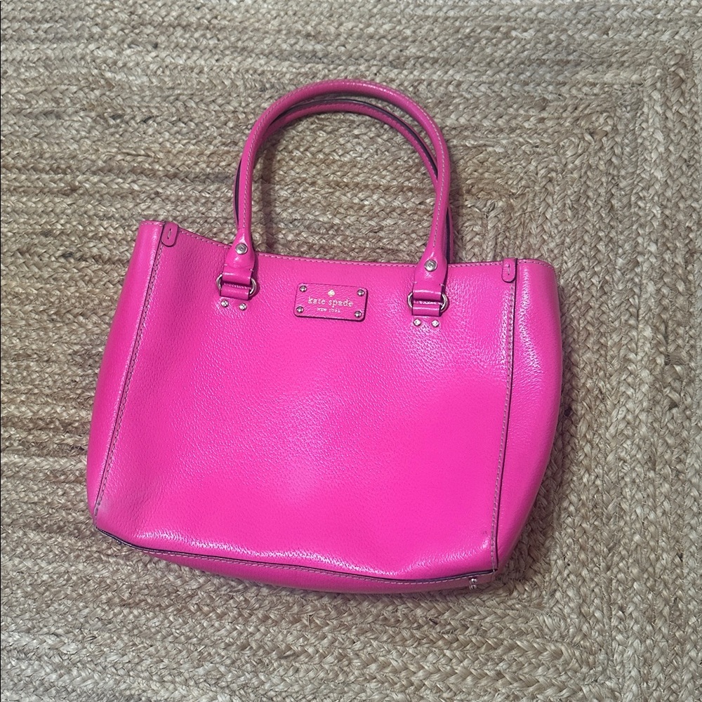 Kate Spade Fuchsia Leather Handbag